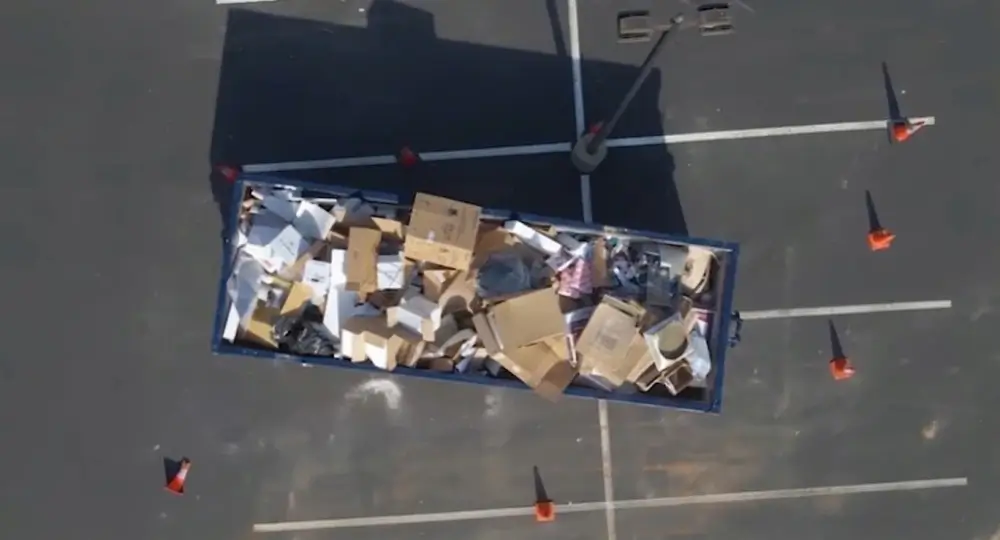 Roofing dumpster rental Sarasota FL shingle tear-off