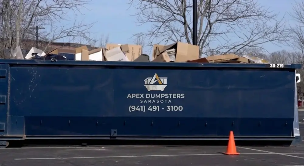 Junk removal vs dumpster rental Sarasota FL cost